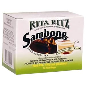 Rita Ritz – Sambong Bio-Tee – getrockneter Kräutertee – 14 Teebeutel – 14 g