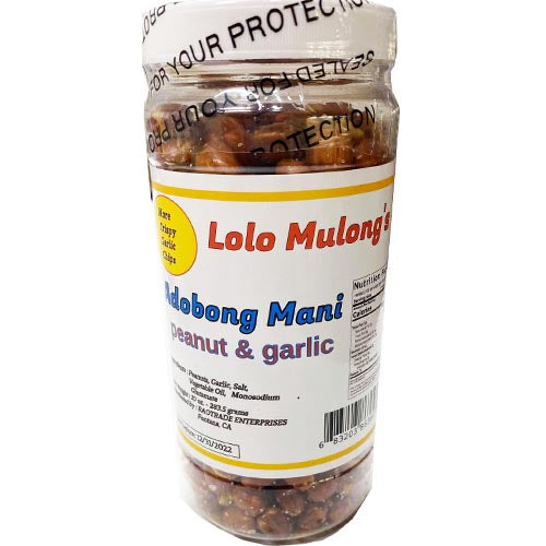 Lolo Mulong’s – Adobong Mani – Erdnuss und Knoblauch (Milch) – 10 oz