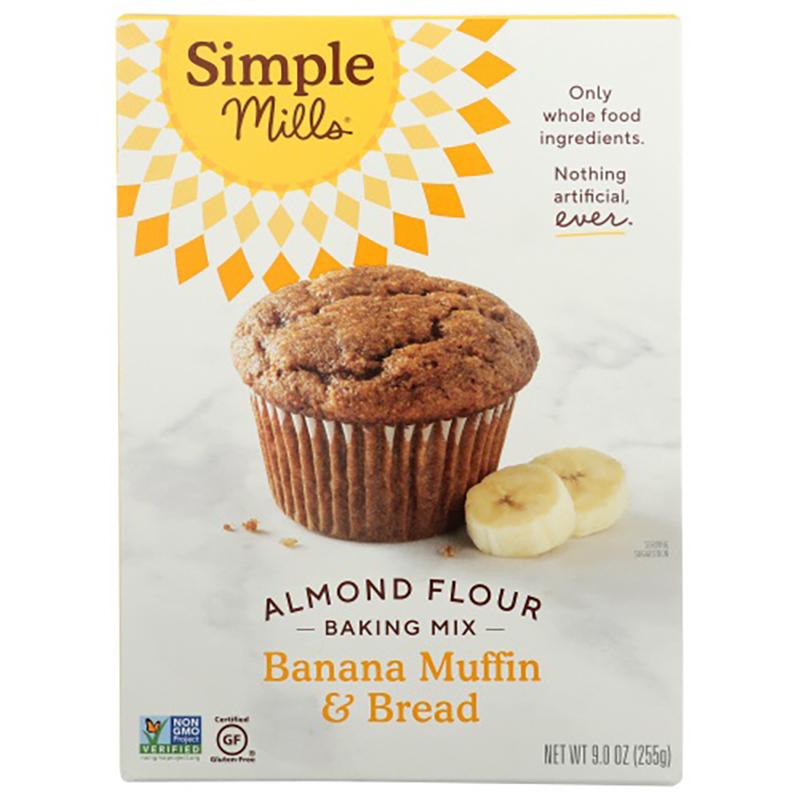 SimpleMills, Mandelmehl Banane Muffin & Brot Backmischung, 9oz