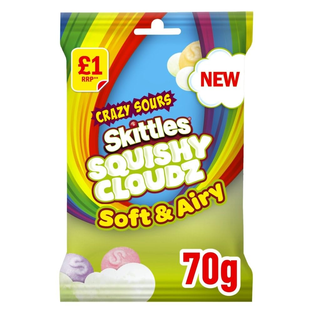 Skittles Squishy Cloudz – 70g
