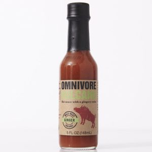 Omnivore Vulcano Ingwer scharfe Sauce Flasche – 6 Flaschen Fall