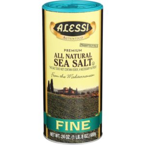 Alessi Feines Meersalz, 24 Oz – 6er Packung