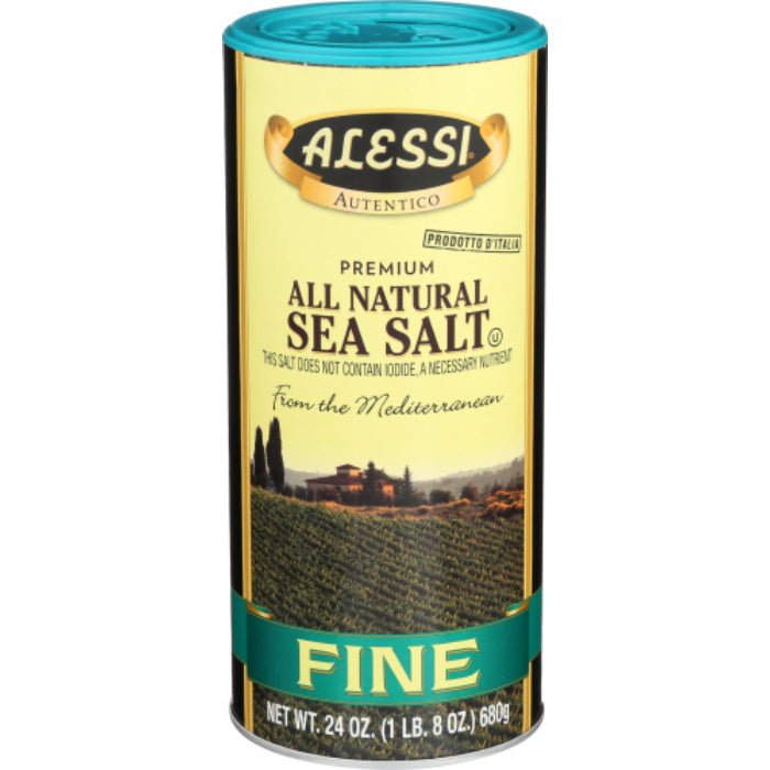 Alessi Feines Meersalz, 24 Oz – 6er Packung