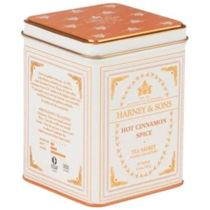 Harney & Sons Tee heißer Zimt Gewürz, 20 Beutel Packung mit 4