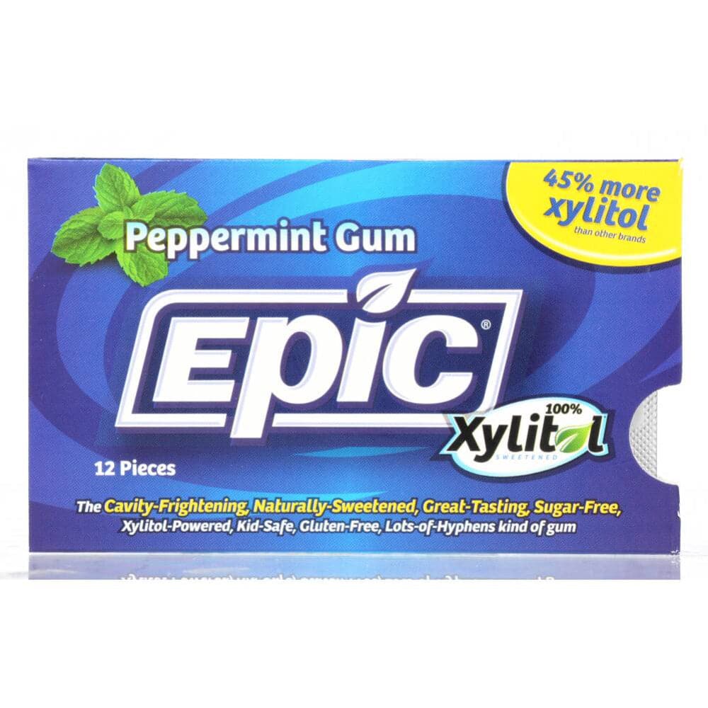 Epic Dental – Xylitol Gum Pfefferminze 12 Stück