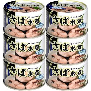 TOMINAGA Saba no Mizuni Makrele in Wasserdose DHA & EPA JAPAN 150g × 6 Dosen – Tokyo Sakura Mall