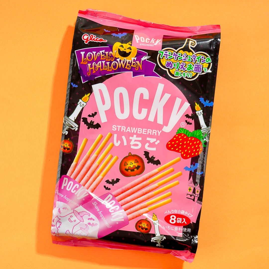 Pocky Halloween Biskuit Sticks – Erdbeere