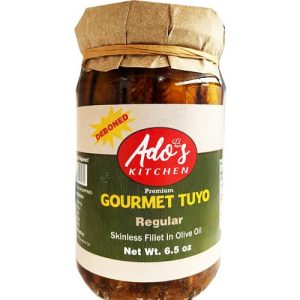 Ado's Kitchen – Premium Gourmet Tuyo – Entbeint – Regular – Hautloses Filet in Olivenöl – 200 G