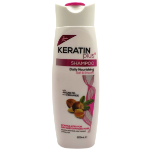 Keratin Plus – Daily Nourishing Shampoo (rosa) – 200 ml