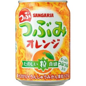Sangaria, Tsubumi Orangensaft, Mikansaft mit Mandarinen-Orangenfleisch, – 280g