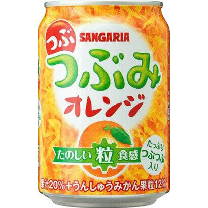 Sangaria, Tsubumi Orangensaft, Mikansaft mit Mandarinen-Orangenfleisch, – 280g