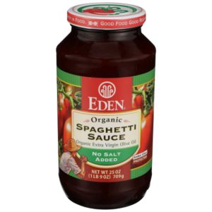 Eden Foods Sauce Spaghetti ns org 25 Unzen – Packung mit 12