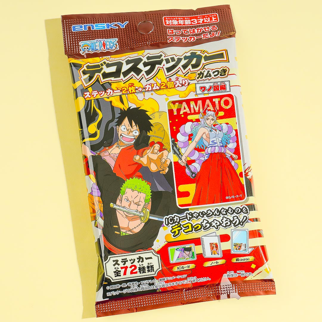 One Piece Deko-Aufkleber mit Gummi