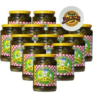 Tony Packo’s Pickle & Paprika, süß heiß 24 Unzen – Packung mit 12 Stück