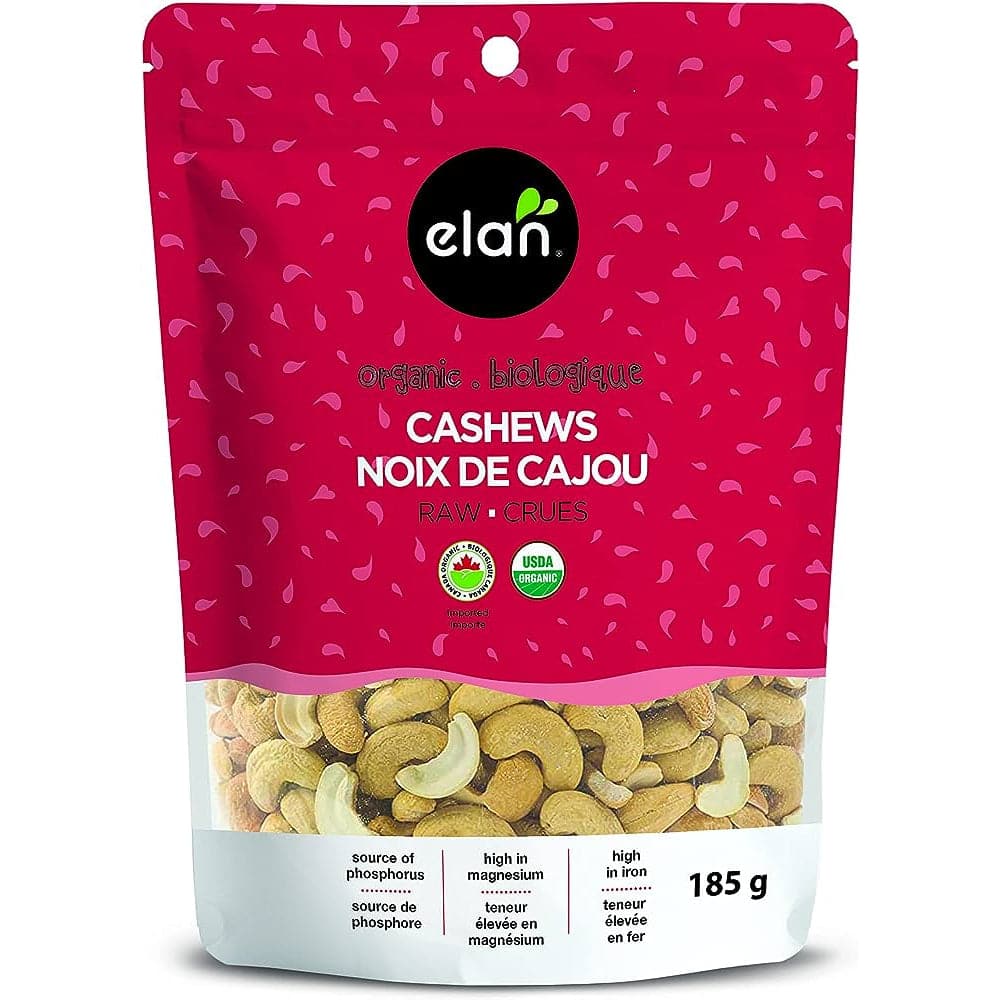 Elan – Cashews Raw 6.5 OZ – Packung mit 8 Stück