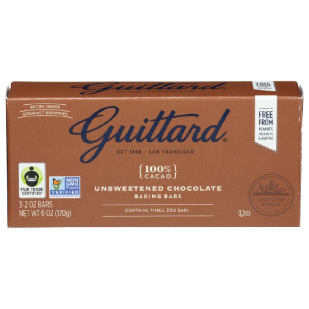 Guittard Backriegel 100% ungesüßte Schokolade