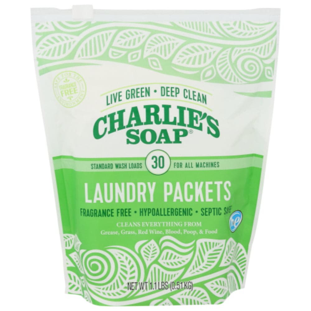 Charlie's Soap – Parfümfreie Waschmittel-Pakete, 1,1 Lbs – Seife
