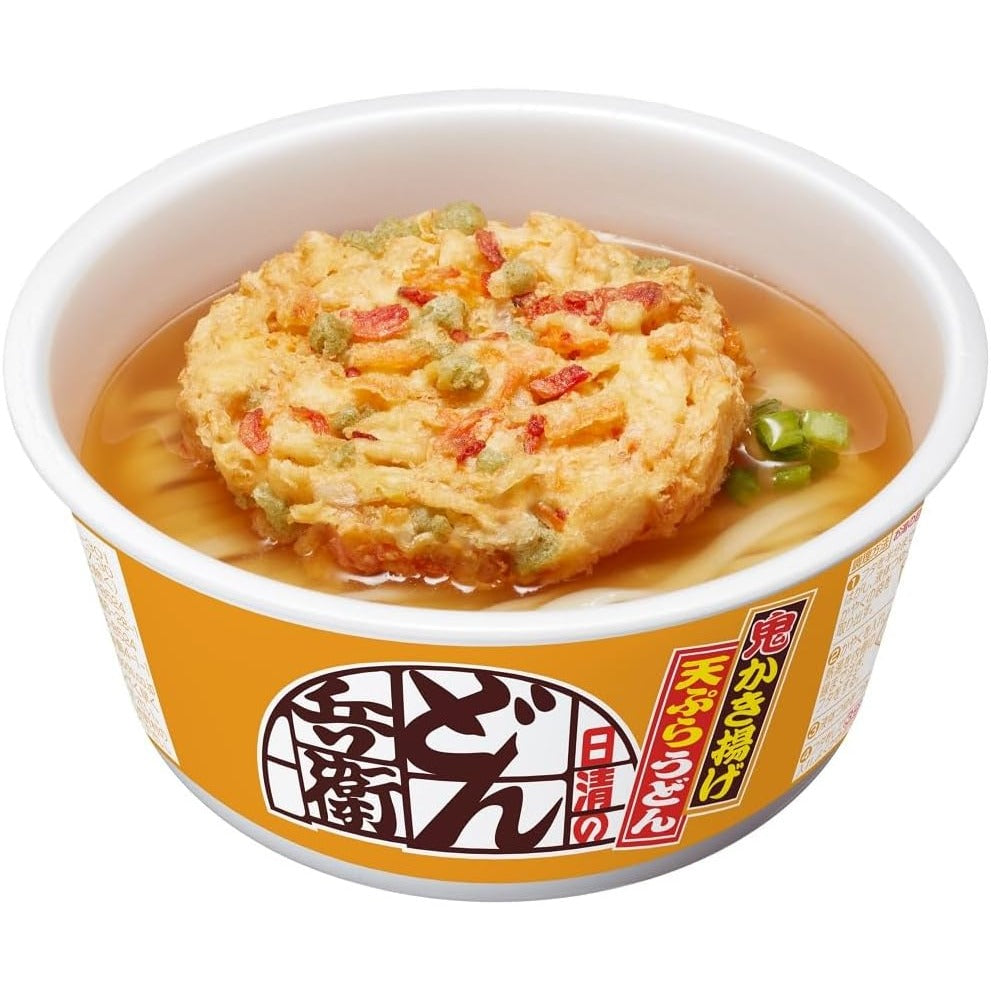 Nissin DONBEI Kakiage Tempura Instant Udon Nudel 97g x 12 Packungen Japan – Tokyo Sakura Mall