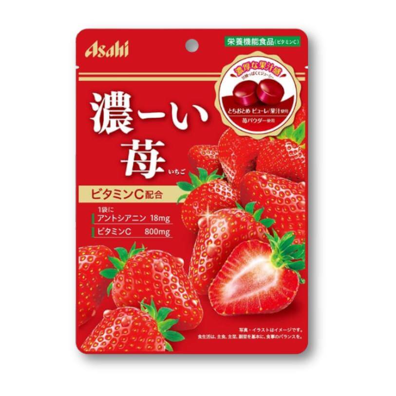 Asahi Hart Süßigkeiten – Erdbeere