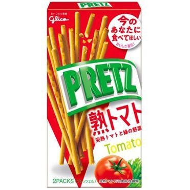 Glico “PRETZ” Tomate, Kartoffelbrezeln, Japan, Snack, 60g in 1 Schachtel