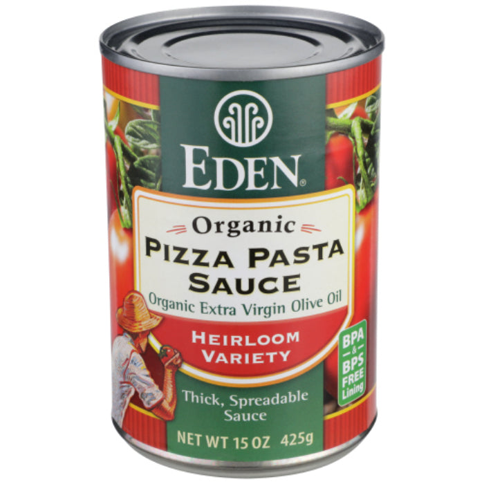 Eden Foods Sauce Pizza Pasta Org 15 Oz – Packung mit 12 Stück