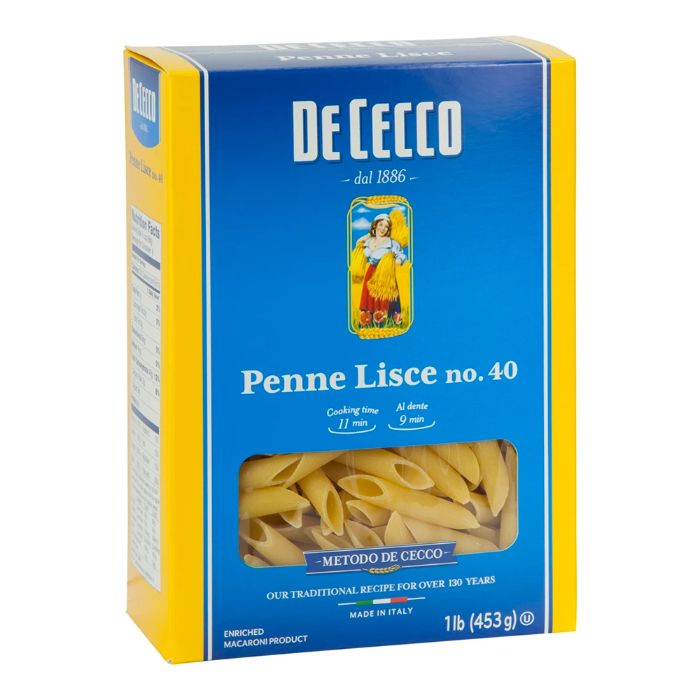 De Cecco – Penne Lisce Pasta, 16 Oz (Packung von 12)