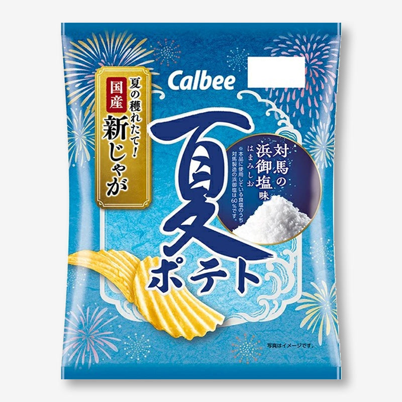 Calbee Kartoffelchips für den Sommer – Tsushima Hamagoshio