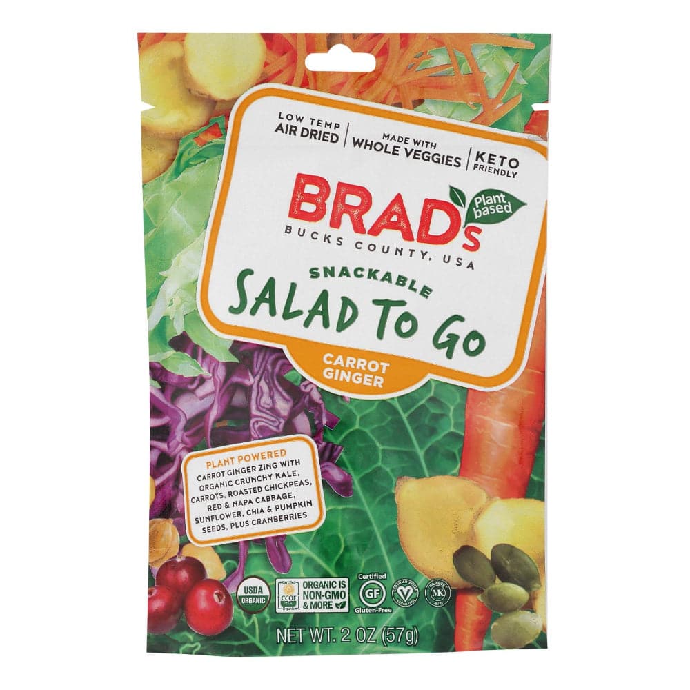 Brad's – Pflanzlicher Salat für Karotten Ingwer, 2 oz
